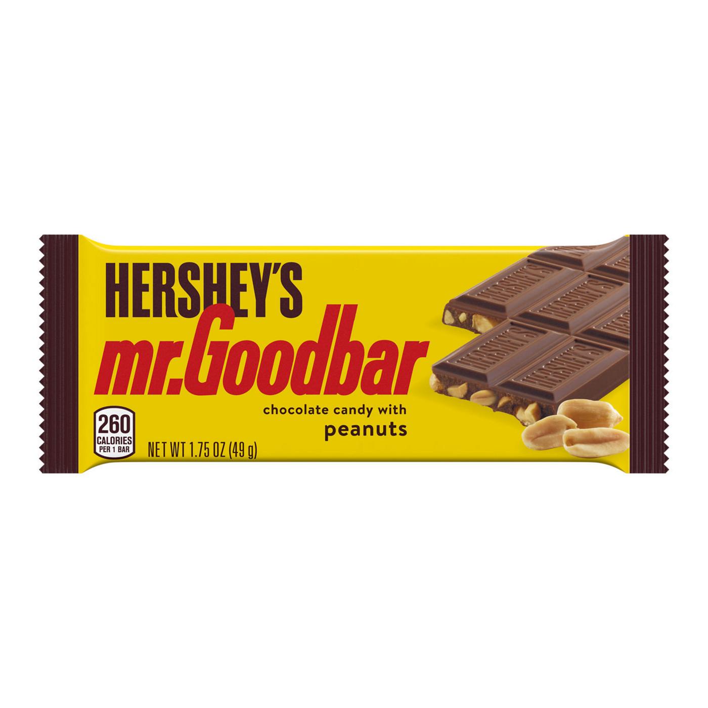 Hershey's Mr. Goodbar Chocolate with Peanuts Candy Bar; image 1 of 7