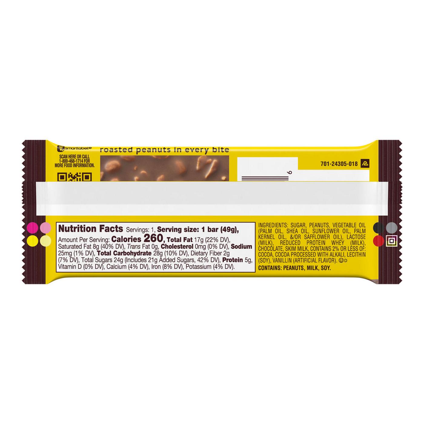 Hershey's Mr. Goodbar Chocolate with Peanuts Candy Bar; image 4 of 7