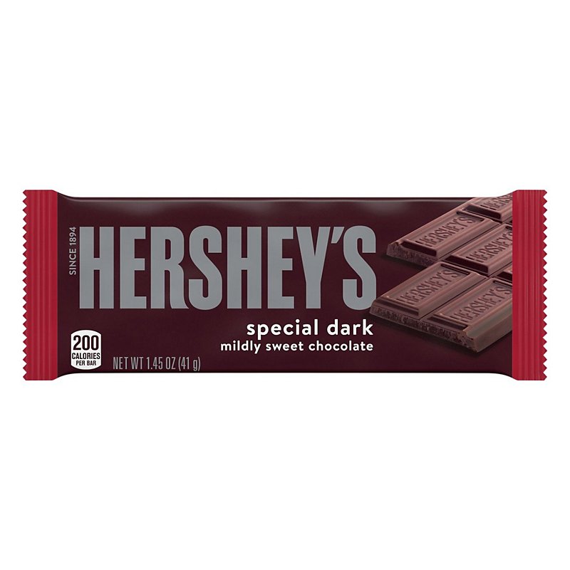 Hershey's Special Dark Mildly Sweet Chocolate Bar - Shop Snacks & Candy at  H-E-B