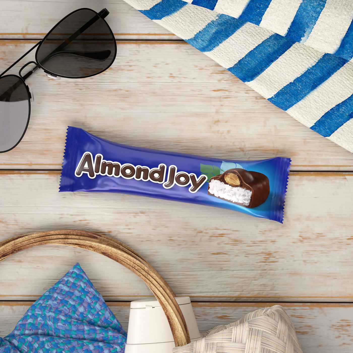 Almond Joy Coconut & Almond Chocolate Candy Bar; image 4 of 7