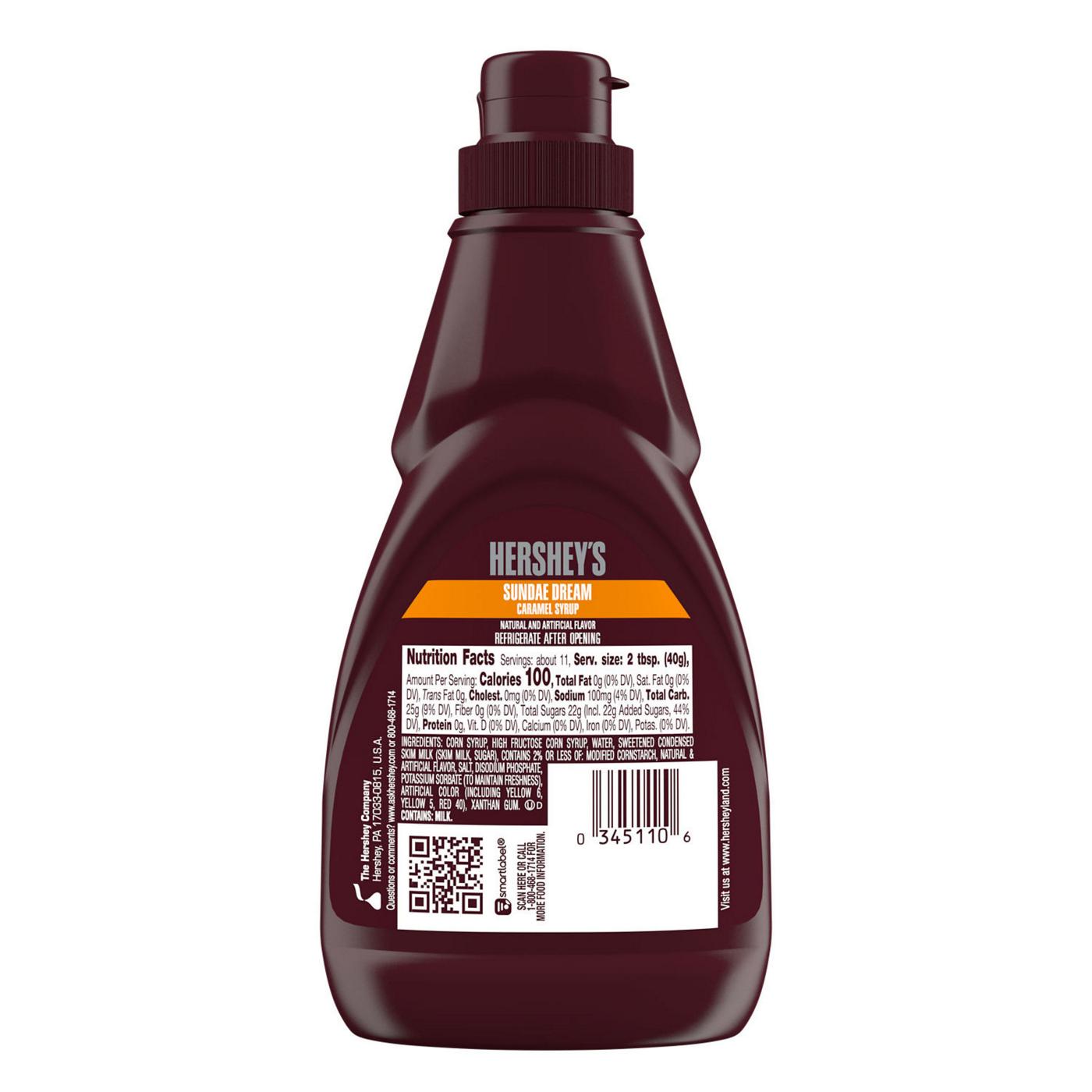 Hershey's Classic Caramel Sundae Syrup; image 4 of 4