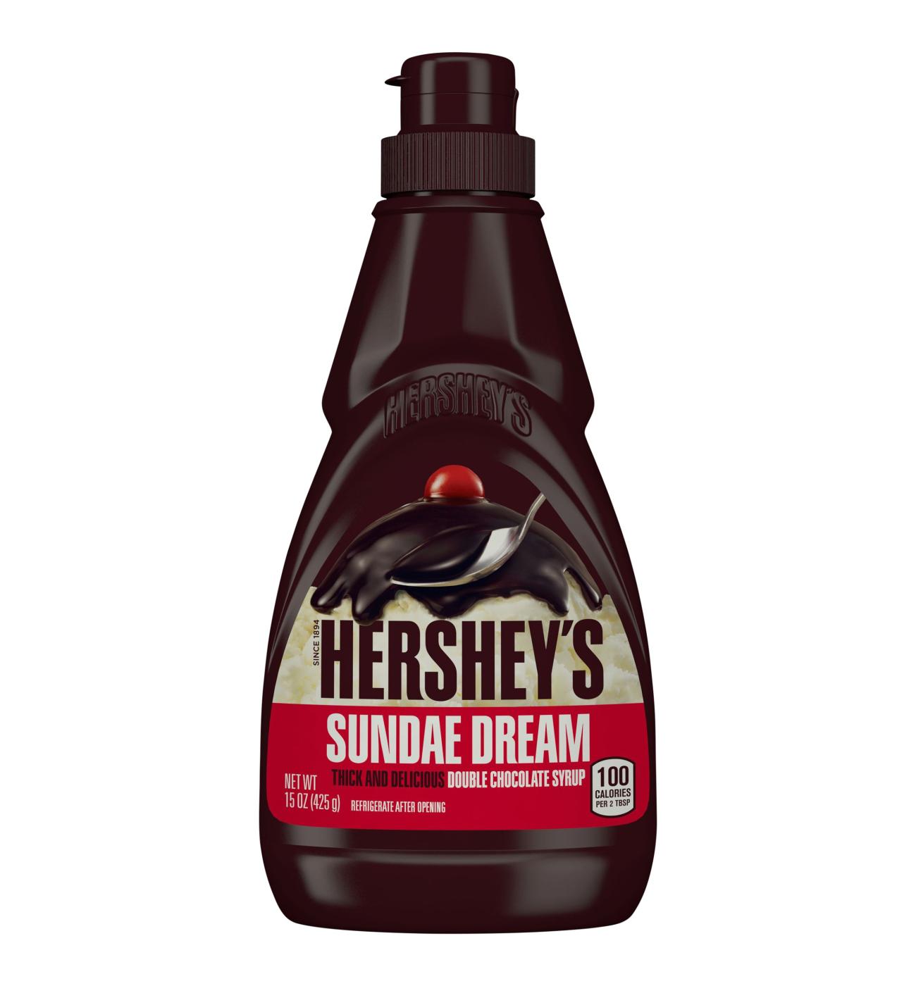 Hershey's Sundae Dream Double Chocolate Syrup; image 1 of 4