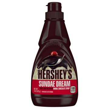 Hershey's Sundae Dream Double Chocolate Syrup, 15 oz
