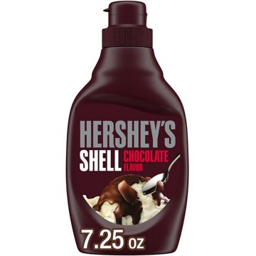 Hershey's Chocolate Flavored Shell Topping, 7.25 oz