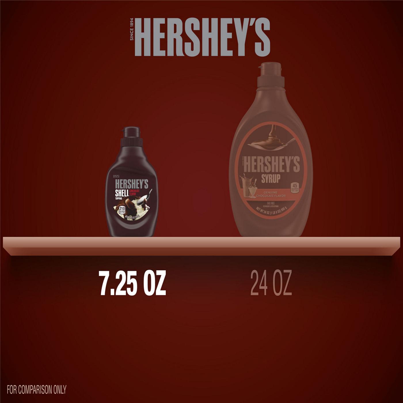 Hershey's Chocolate Flavored Shell Topping; image 3 of 5