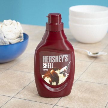 Hershey's Chocolate Flavored Shell Topping, 7.25 oz