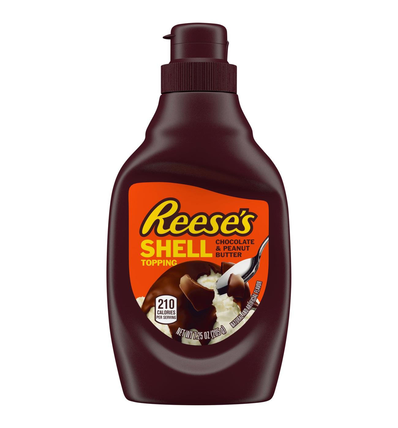 Reese's Chocolate And Peanut Butter Shell Topping; image 1 of 3