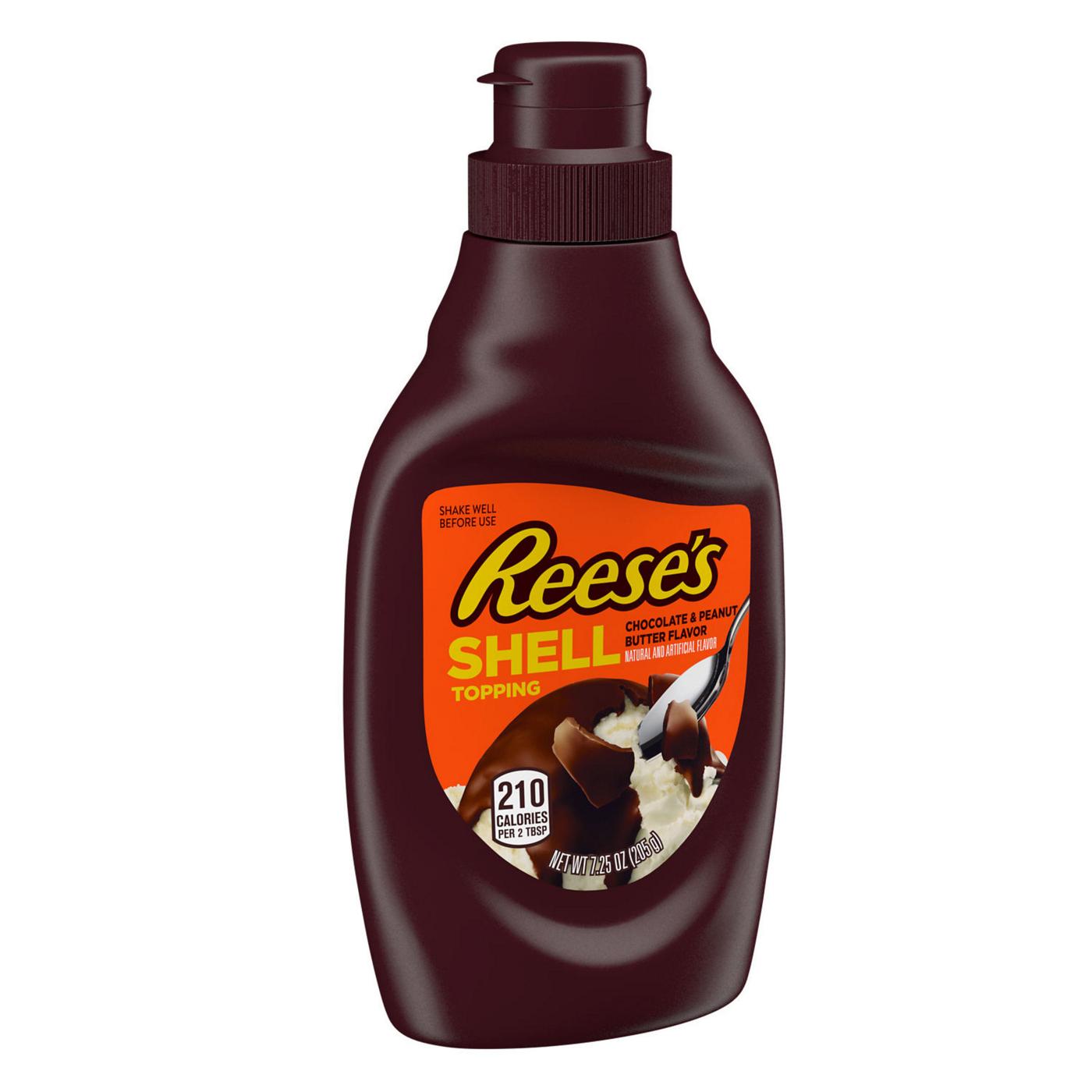 Reese's Chocolate And Peanut Butter Shell Topping; image 3 of 3