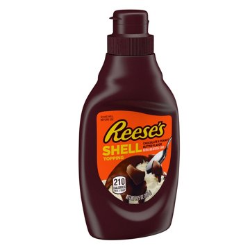 Reese's Chocolate & Peanut Butter Shell Topping, 7.25 oz