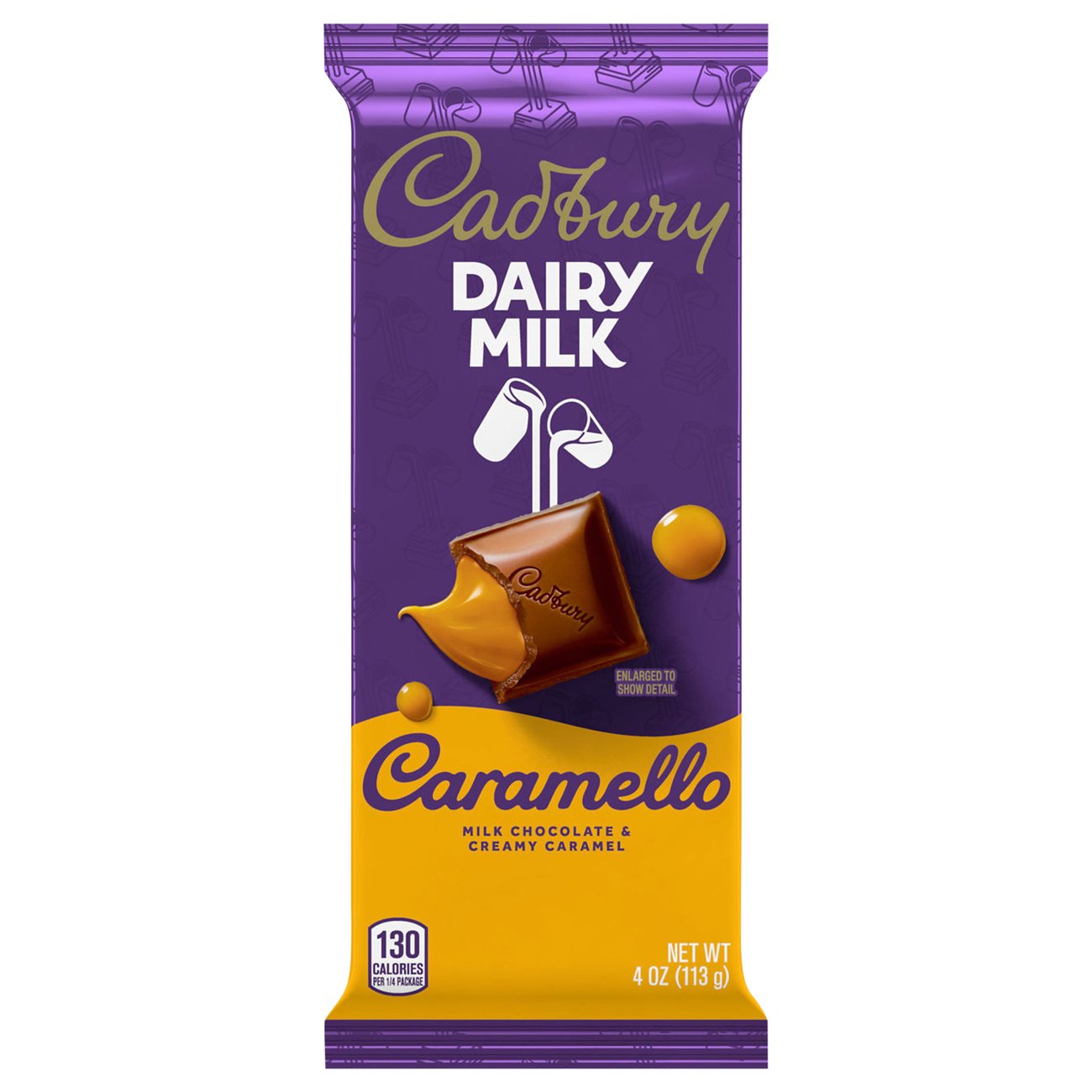 Cadbury Dairy Milk Caramello Chocolate & Creamy Caramel Candy Bar