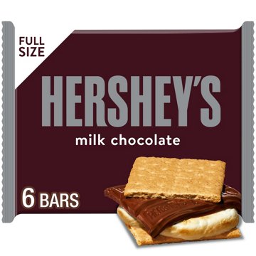 Hershey's Milk Chocolate Candy Bars, 6 pk