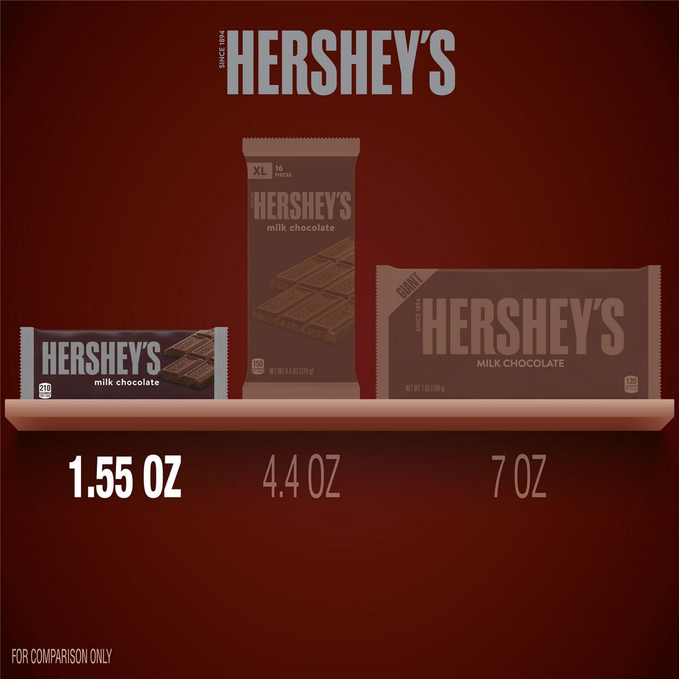 Hershey's Milk Chocolate Candy Bars; image 2 of 7