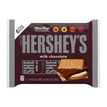 Hershey's Milk Chocolate Candy Bars, 6 pk