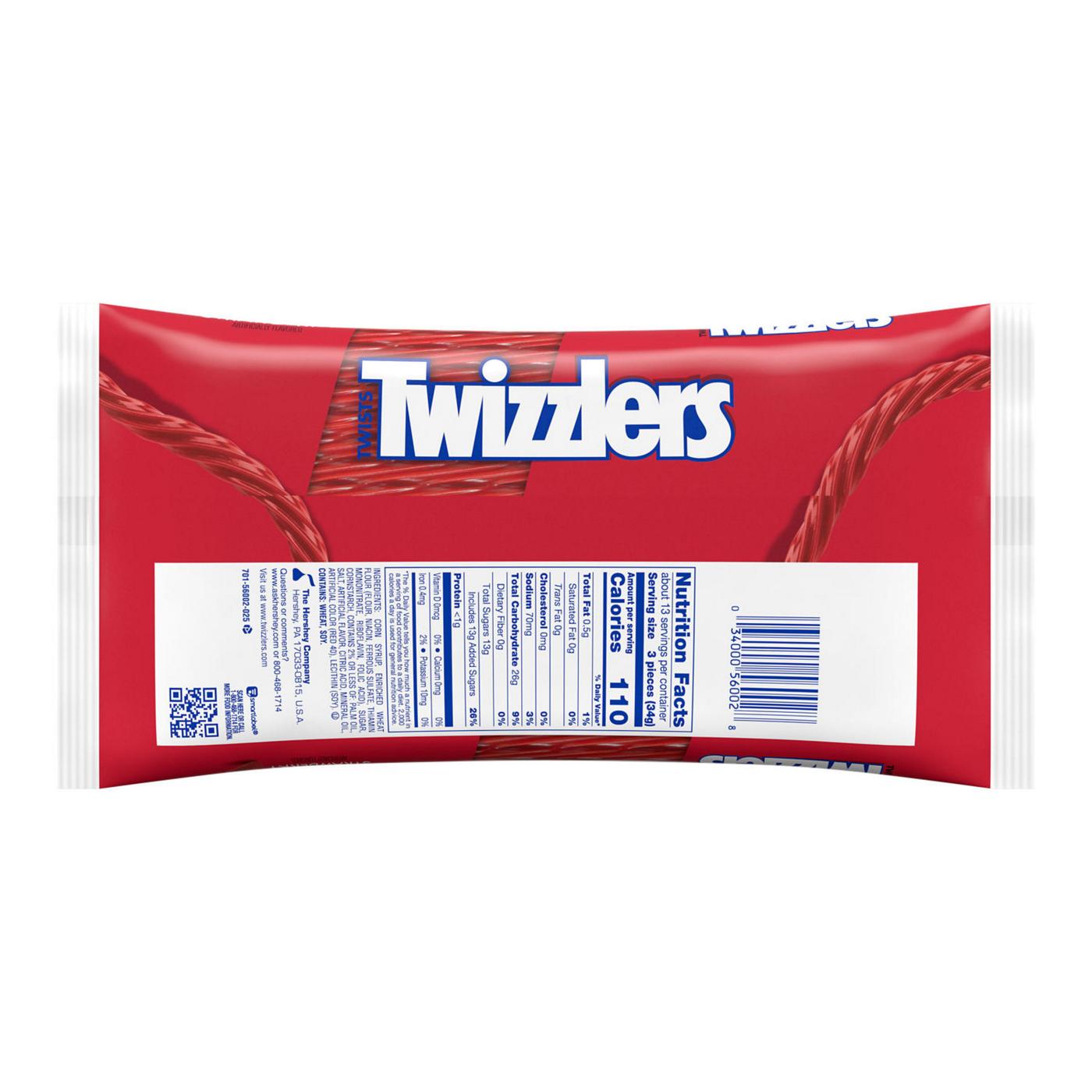 Twizzlers Twists Strawberry Flavored Chewy Candy; image 8 of 9