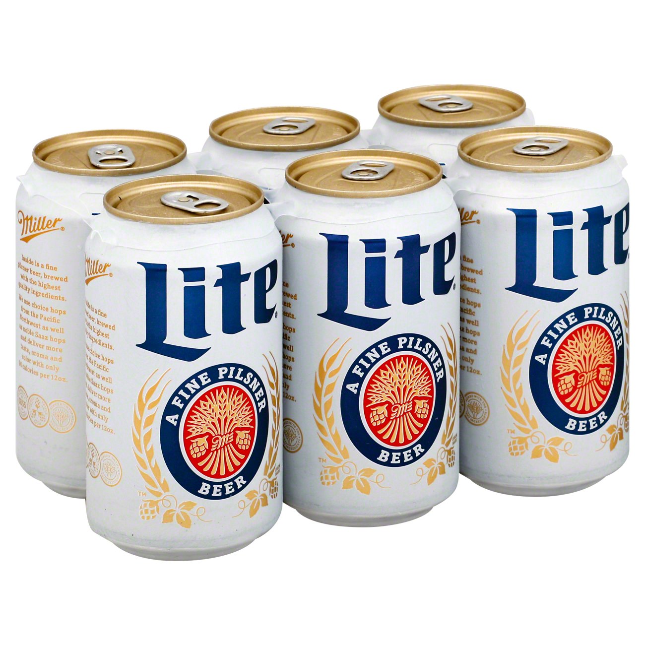 Miller Lite Beer 6 pk Cans Shop Beer at HEB