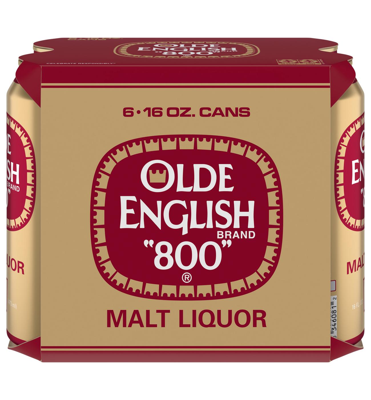 Olde English 800 Malt Liquor 16 oz Cans; image 1 of 2