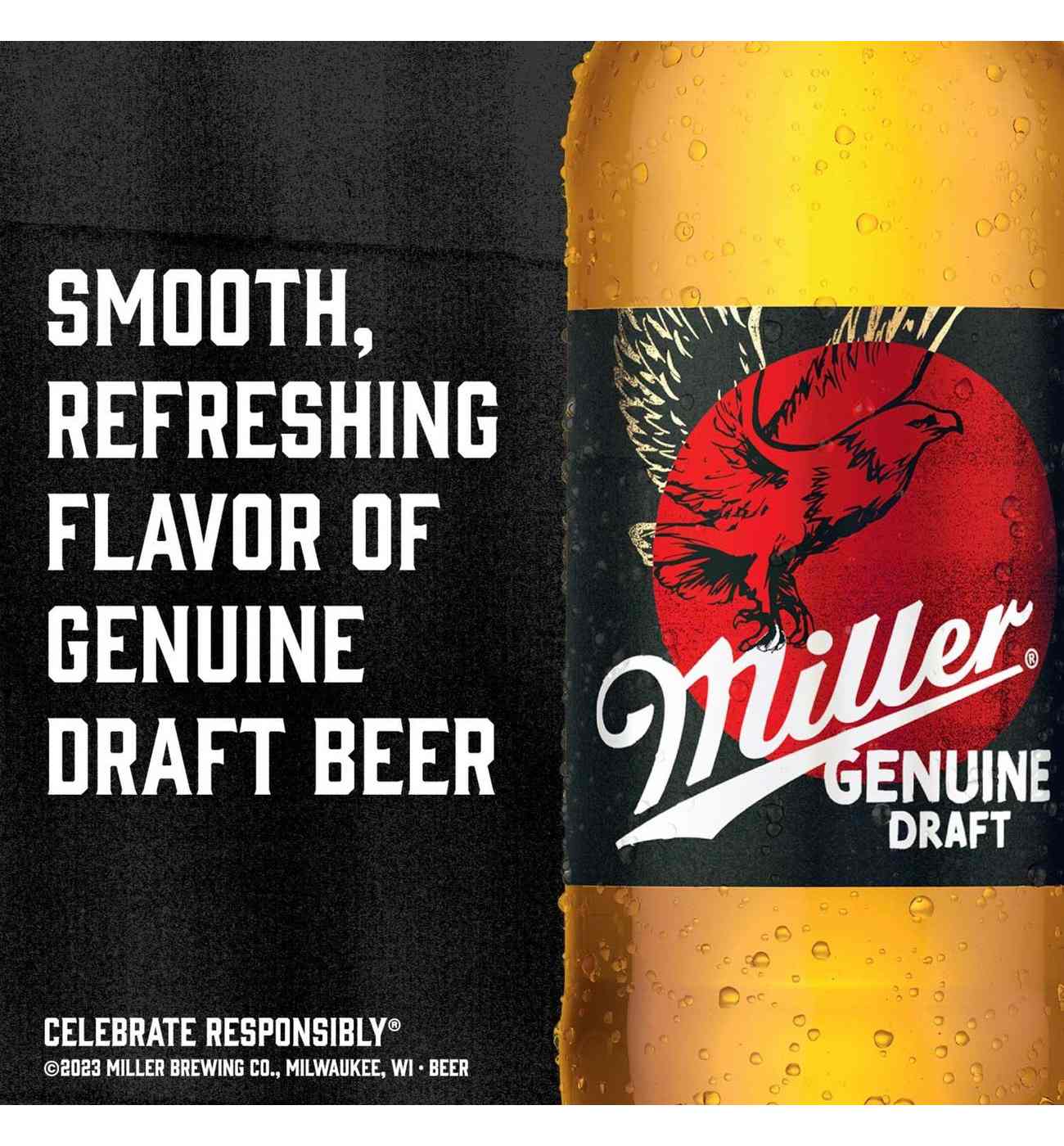 Miller Genuine Draft Lager Beer 12 pk Bottles - Shop Beer at H-E-B