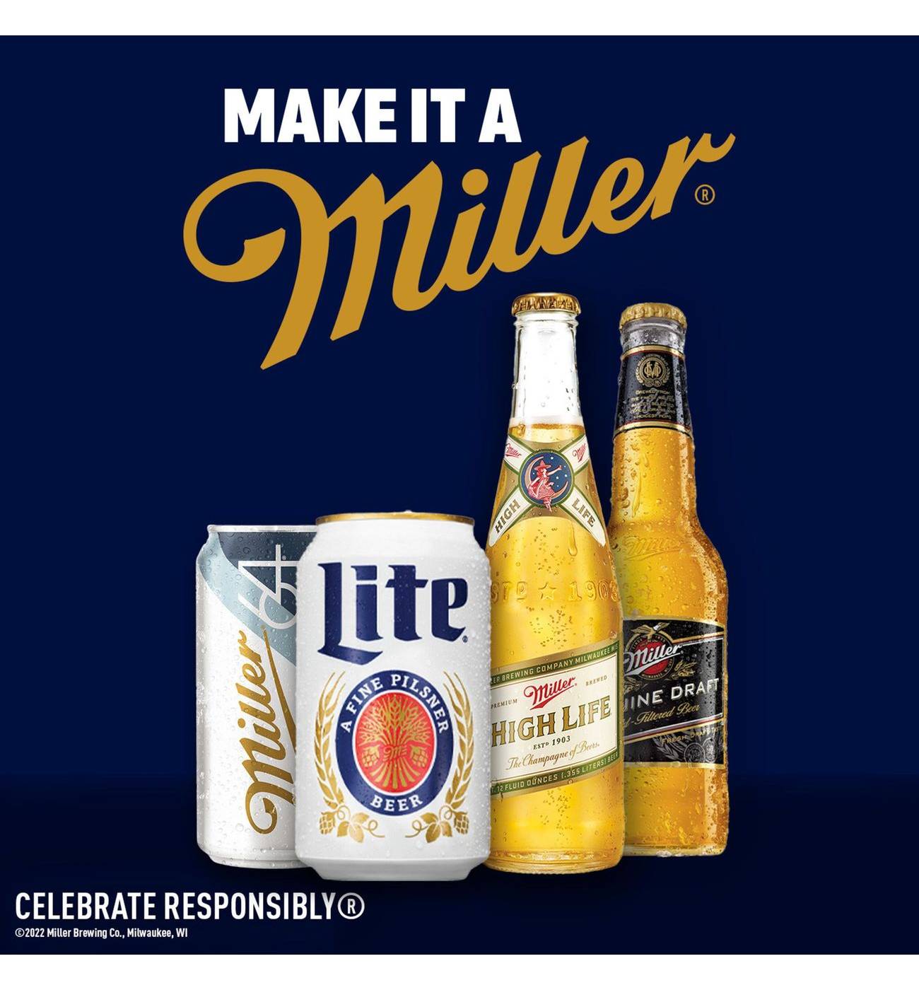 Miller Lite Beer 30 pk Cans - Shop Beer at H-E-B