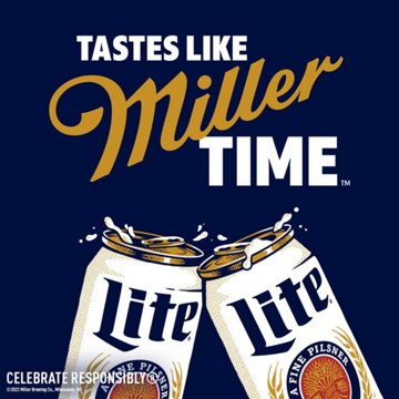 Miller Lite Beer 6 pk Bottles, 12 oz