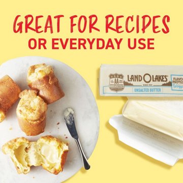 Land O Lakes Unsalted Sweet Butter Sticks, 4 ct