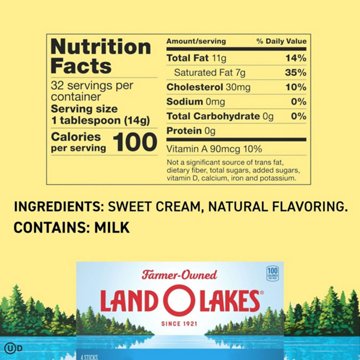 Land O Lakes Unsalted Sweet Butter Sticks, 4 ct
