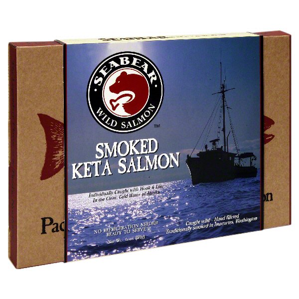 SeaBear Wild Salmon Wild Salmon Smoked Keta Salmon Shop Fish at HEB