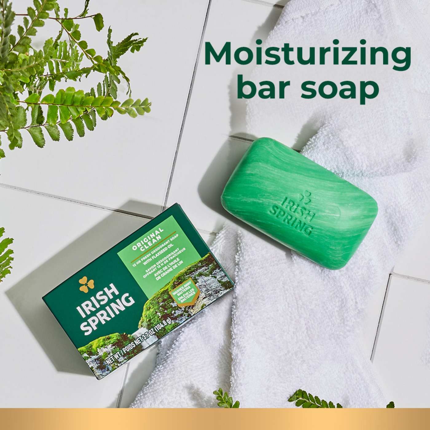 Irish Spring Original Clean Deodorant Bar Soap for Men; image 6 of 10