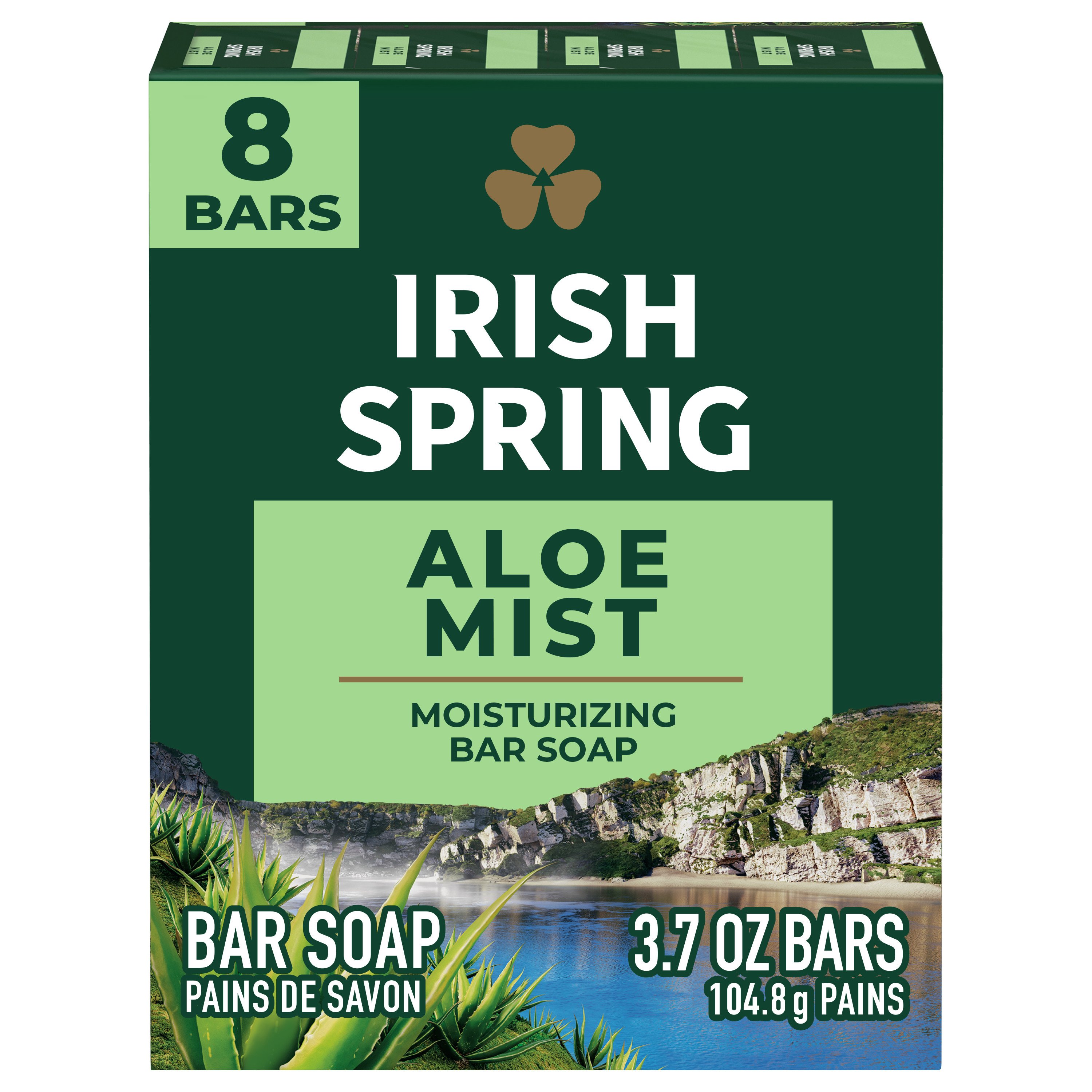 Irish Spring Bar Soap for Men, Original Clean - 3.7 oz