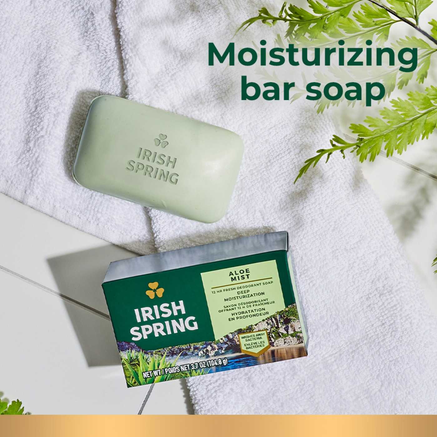 Irish Spring Deodorant Bar Soap for Men - Aloe Mist; image 5 of 10
