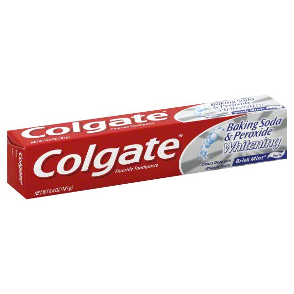 Colgate Baking Soda & Peroxide Whitening Brisk Mint Paste Flouride