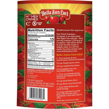 Bella Sun Luci Sun Dried Tomato Halves, 3 oz