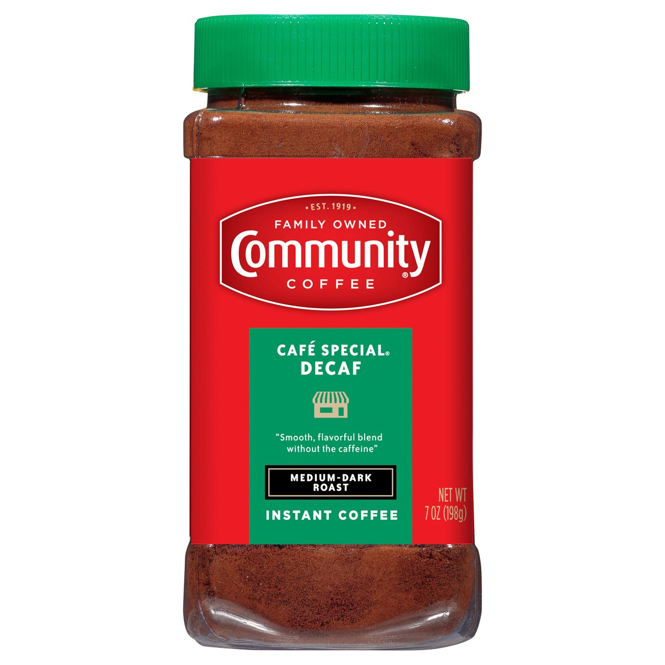 Community Coffee Decaf Cafe Special MediumDark Roast Instant Coffee Shop Coffee at HEB