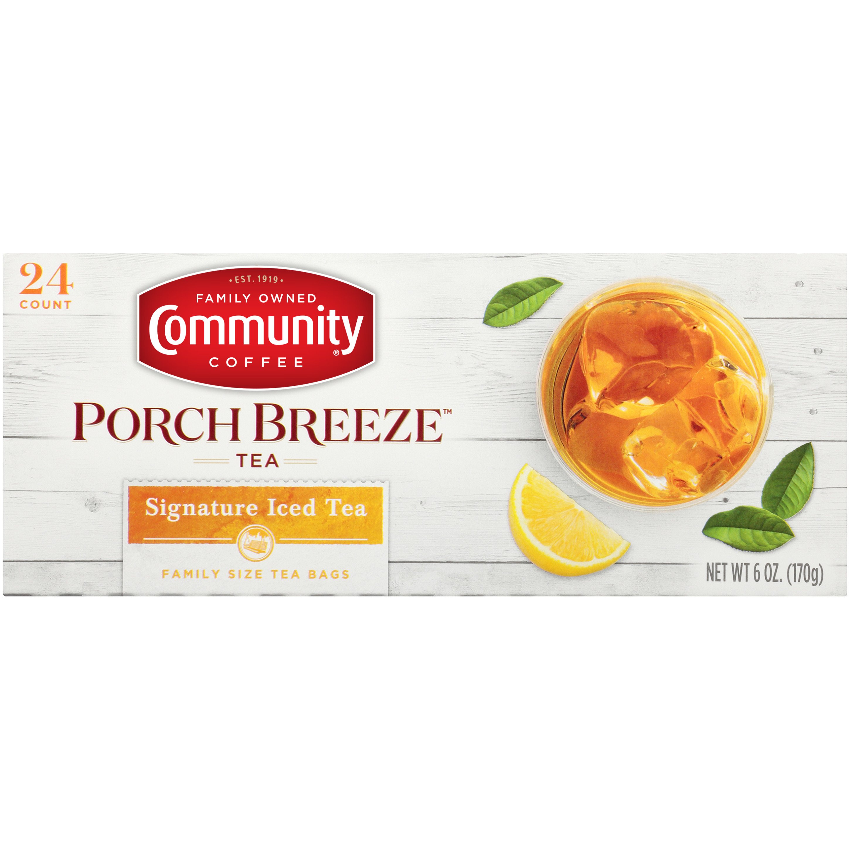 Community Porch Breeze Signature Iced Tea Bags Family Size - Shop