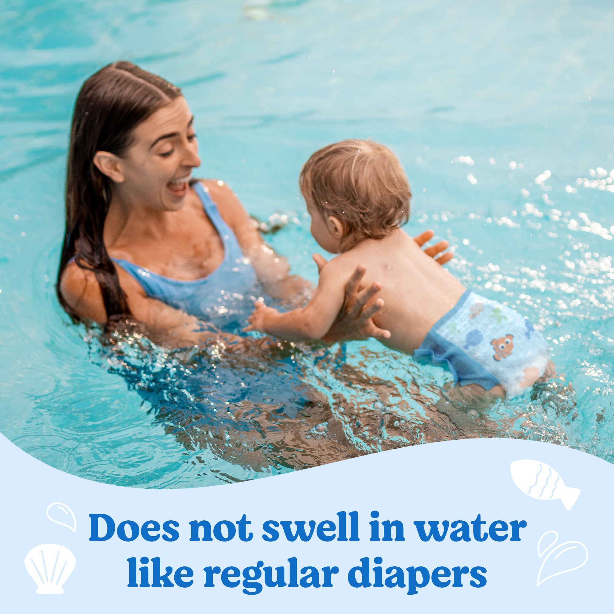 Swimming diapers size hot sale 3