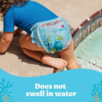 Huggies Little Swimmers Disposable Swim Diapers - Size 5-6 (32+ lbs), 10 ct