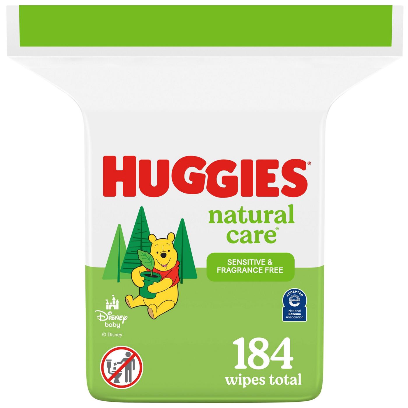 Huggies Natural Care Sensitive Baby Wipes - Fragrance Free; image 1 of 6