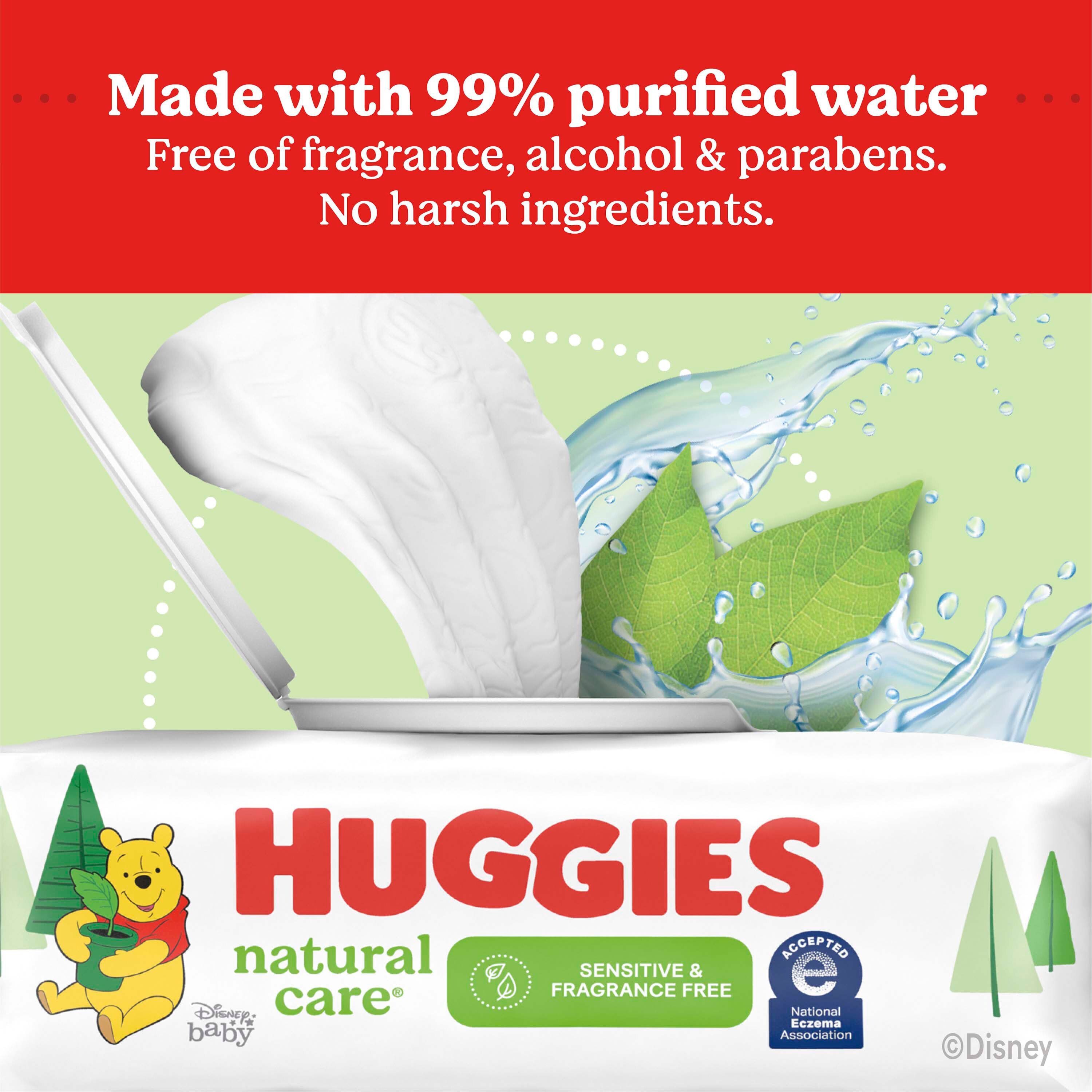 Huggies Natural Care Sensitive Baby Wipes - Fragrance Free - Shop Baby  Wipes at H-E-B