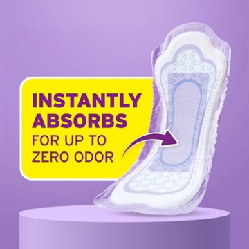 Poise Incontinence Pads, Maximum Absorbency, Regular Length, 48 ct