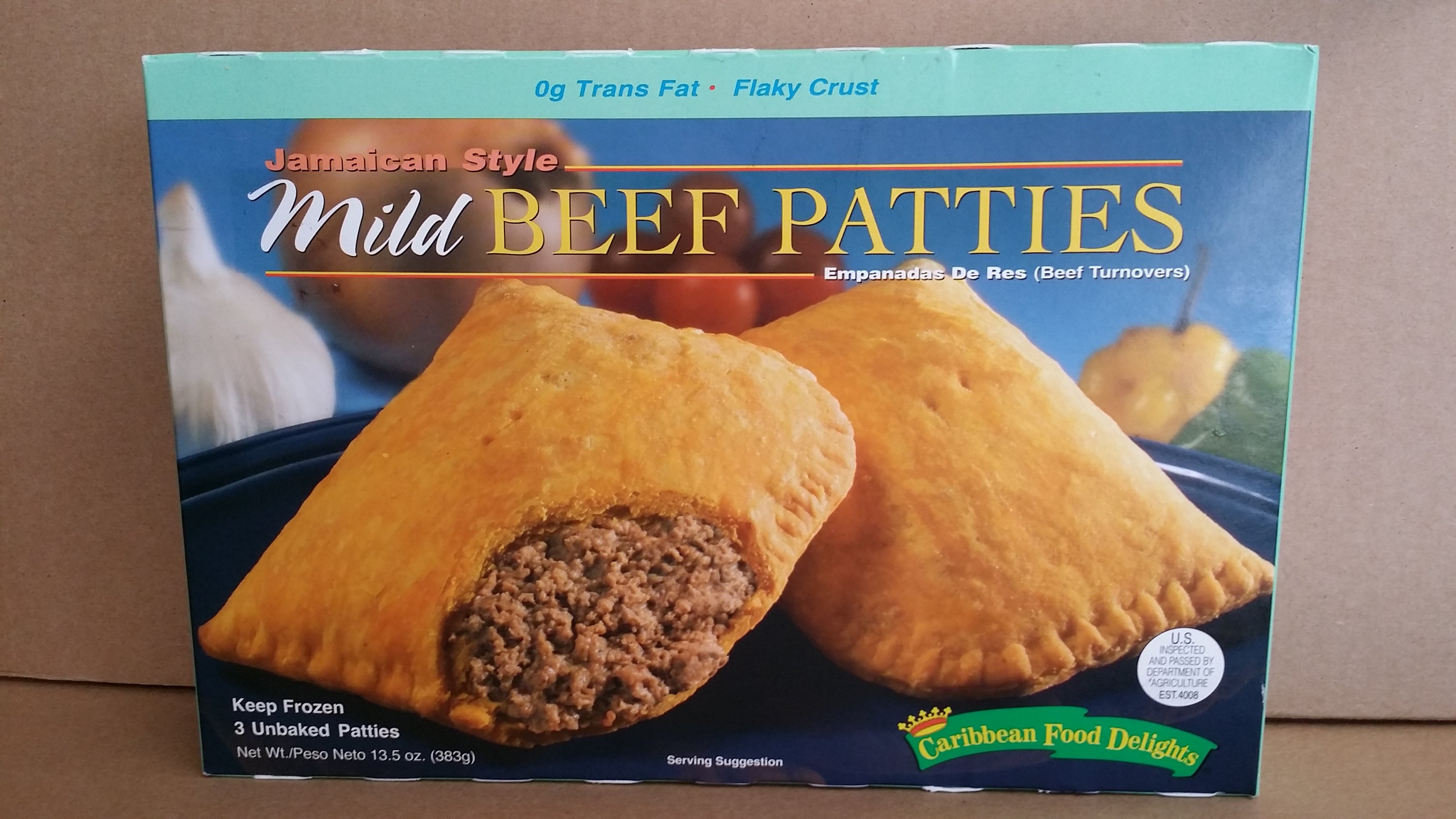 Caribbean Food Delights Jamaican Style Mild Beef Patties ...