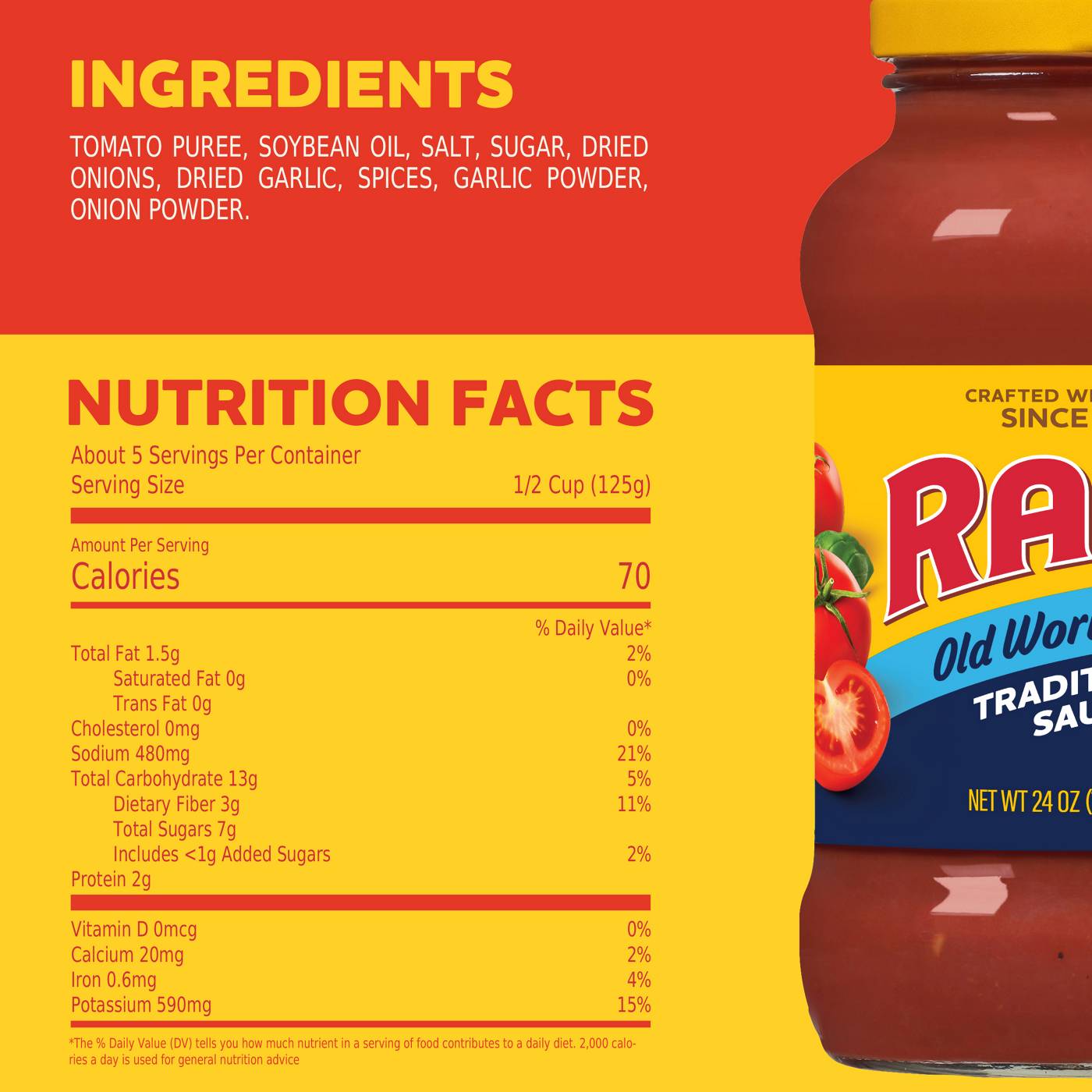 Ragu Old World Style Traditional Sauce; image 6 of 6