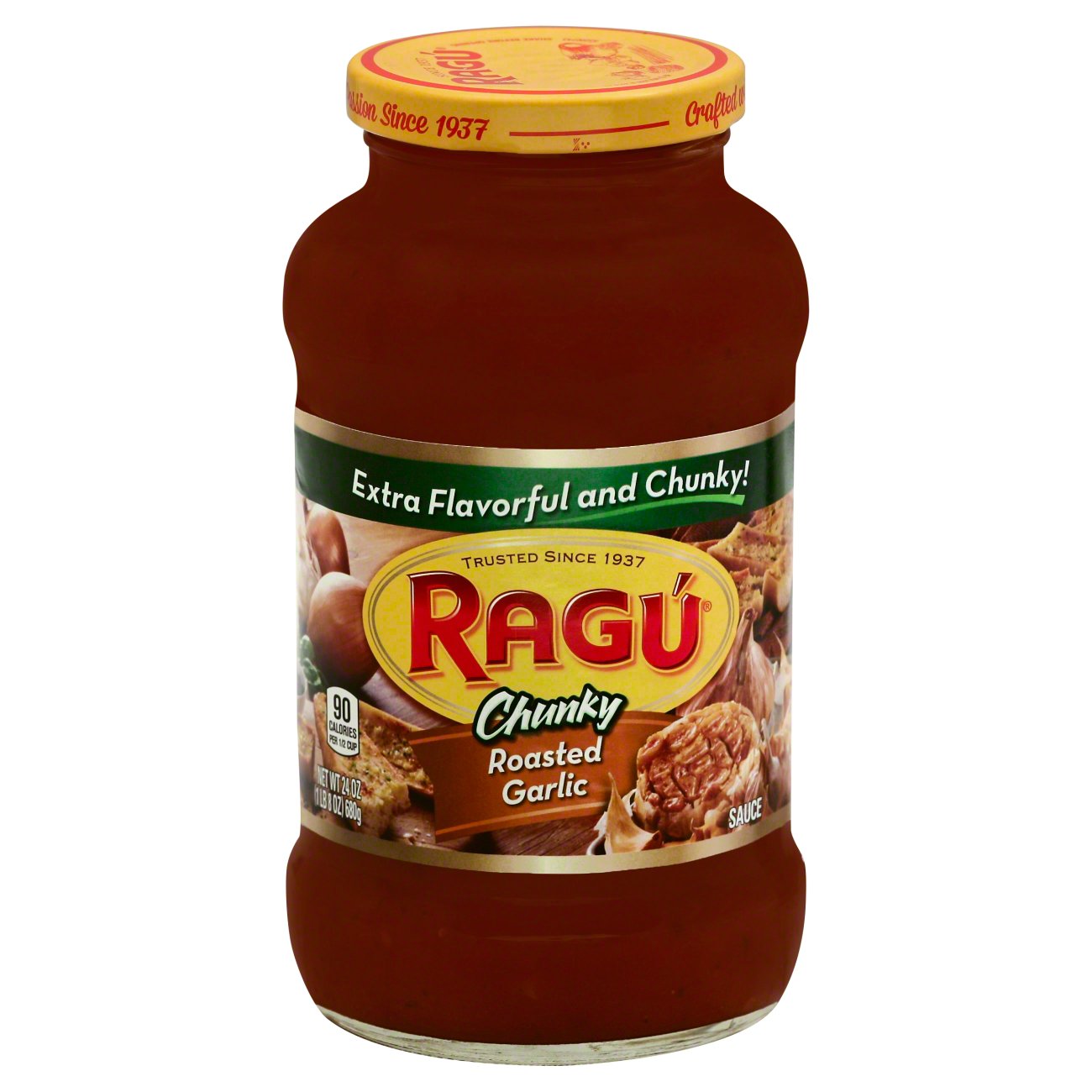Ragu Chunky Roasted Garlic Pasta Sauce Shop Pasta Sauces at HEB