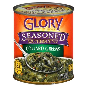 Glory Foods Seasoned Southern Style Collard Greens, 27 oz
