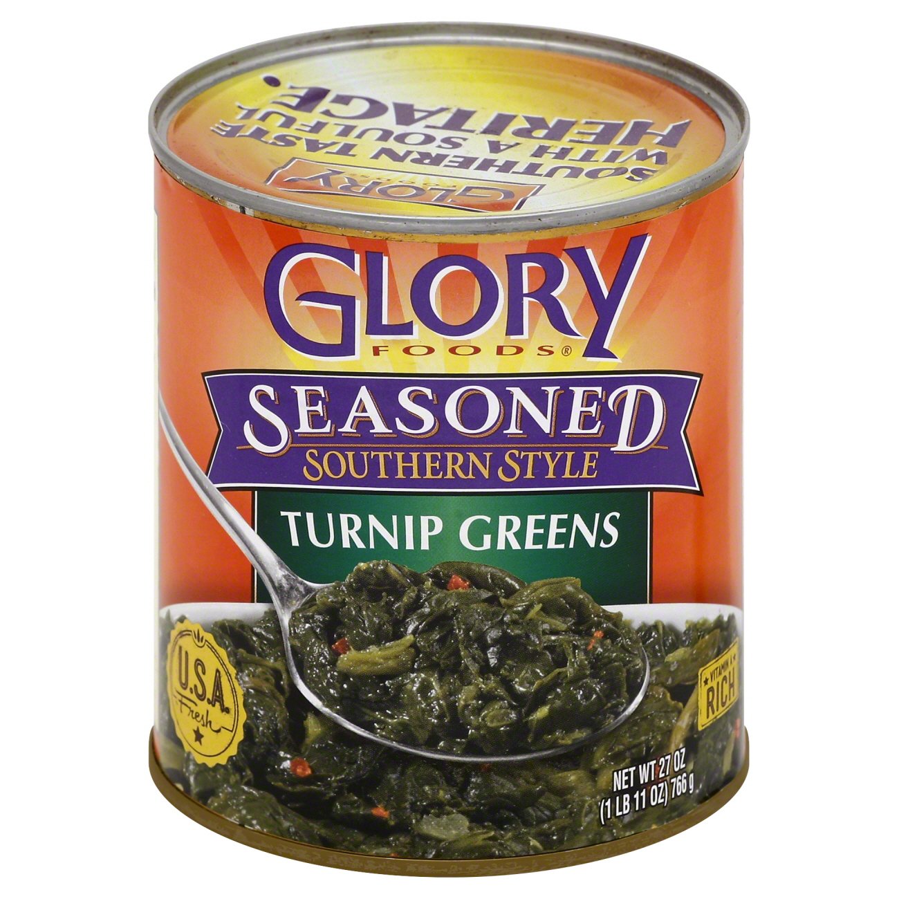 Glory Foods Seasoned Southern Style Turnip Greens Shop Canned & Dried