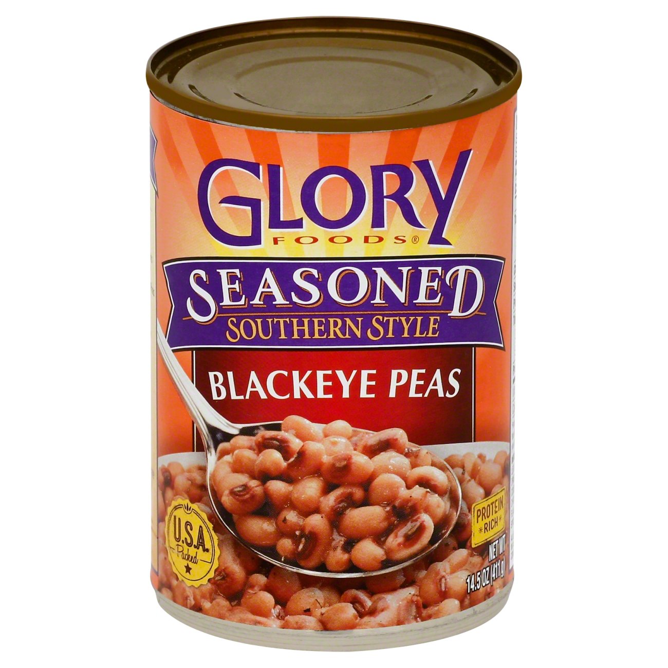 Glory Foods Seasoned Blackeye Peas Shop Canned & Dried Food at HEB