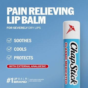 ChapStick Lip Balm Tube - Classic Medicated, 0.15 oz