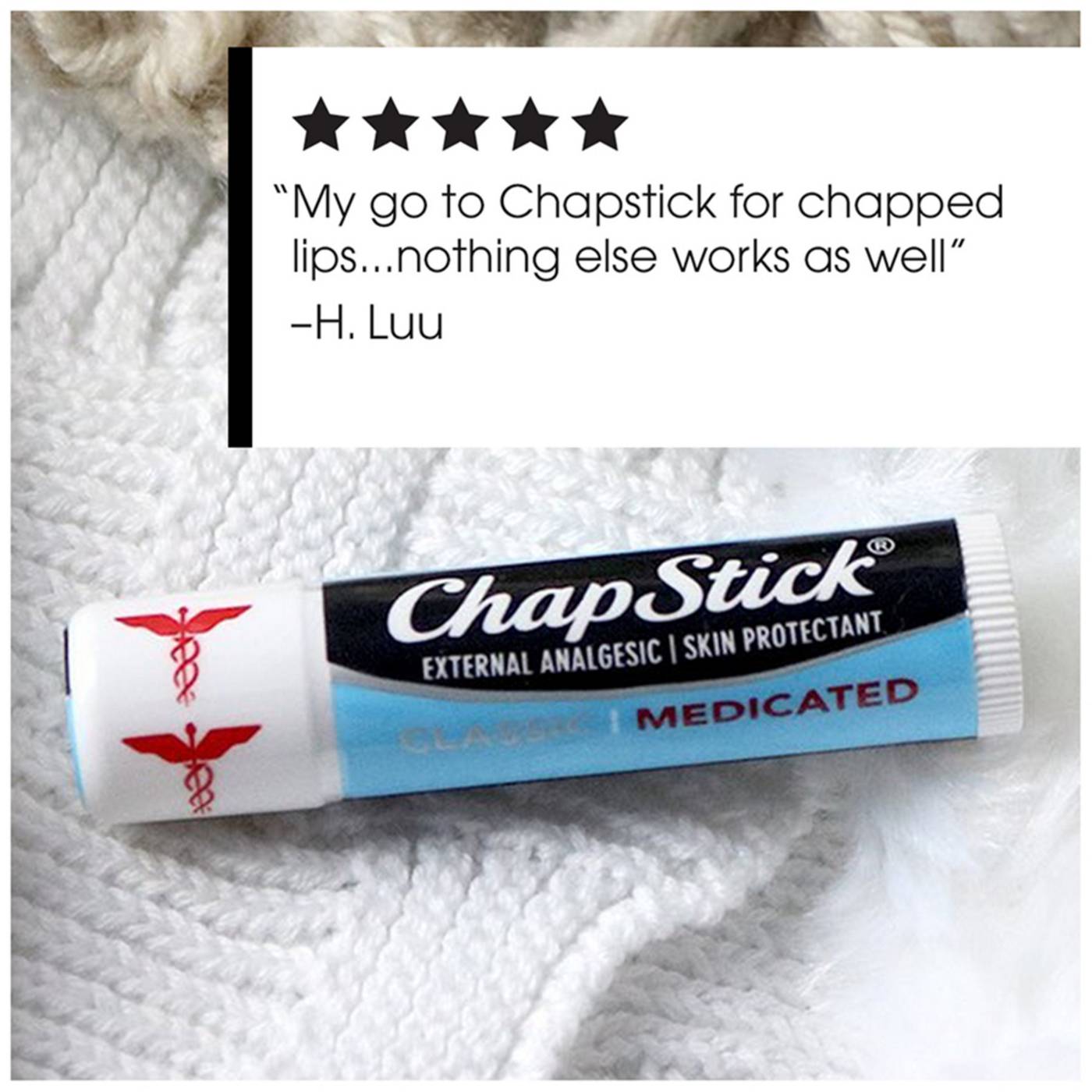 ChapStick Lip Balm Tube - Classic Medicated; image 2 of 6
