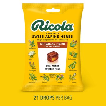 Ricola Cough Drops - Original Herb, 21 ct
