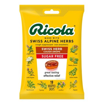 Ricola Sugar Free Cough Drops - Swiss Herb, 19 ct