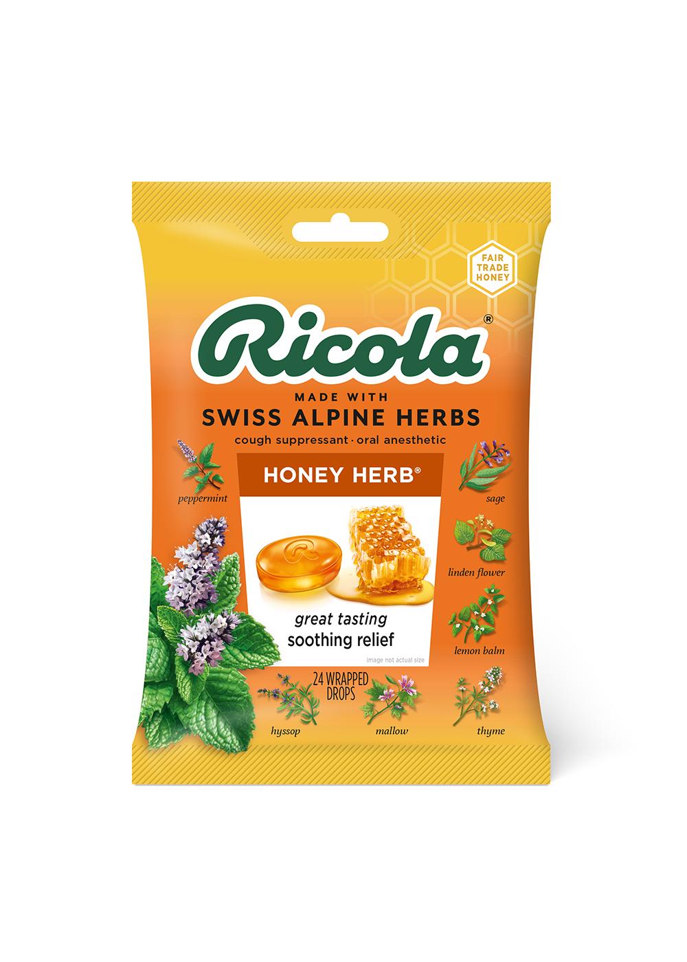Ricola Throat Drops- Honey Herb; image 1 of 2