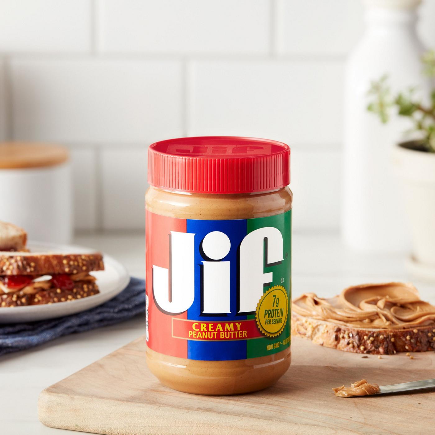 Jif Jif Creamy Peanut Butter, 16-Ounce Jar; image 3 of 5